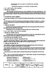Chuyên đề Sinh học 12 - Các quy luật di truyền của Men Ðen